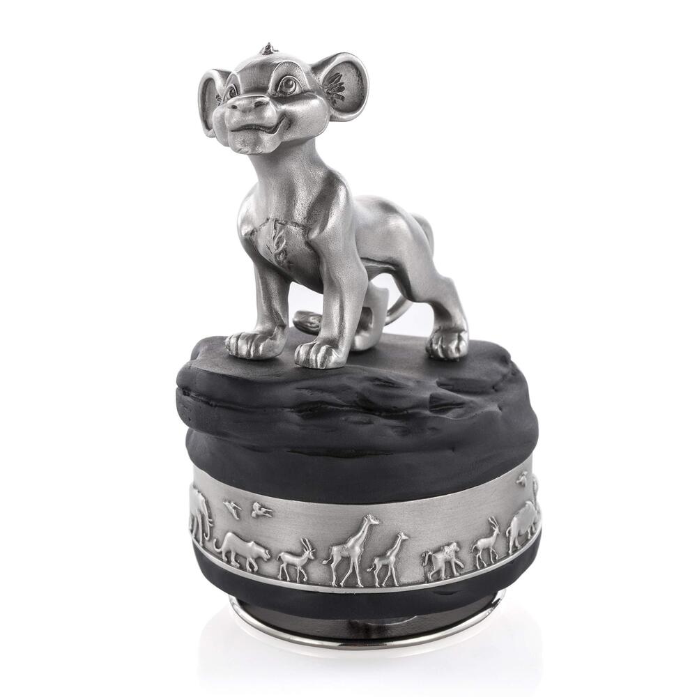 2949 Hand Finished Disney Music Carousels Collection Pewter Simba Music